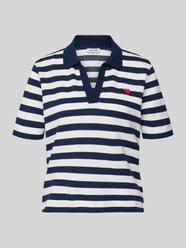 Regular Fit Poloshirt mit Viskose-Anteil Modell 'Februar' von MORE & MORE - 8