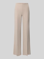 Flared Fit Stoffhose mit Bügelfalten von Rinascimento Beige - 33