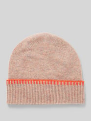 Wollen beanie met omslag in riblook van Christian Berg Woman - 1