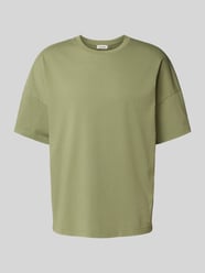 T-Shirt mit geripptem Rundhalsausschnitt von American Vintage - 12