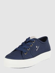 Sneakers van canvas, model 'Leisha' van Gant Blauw / turquoise - 25