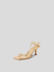 Sandalette aus echtem Leder von Aeyde Gold - 3
