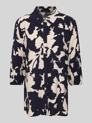 Bluse aus Viskose mit 3/4-Arm und verdeckter Knopfleiste von comma - 12
