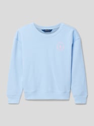 Bluza z nadrukiem z logo od Polo Ralph Lauren Kids Niebieski - 15