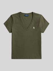 męski t-shirt o kroju regular fit z czystej bawełny od Polo Ralph Lauren - 16