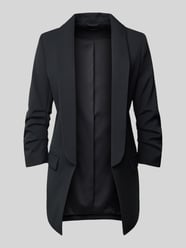 Blazer mit Pattentaschen in unifarbenem Design von More & More Schwarz - 43