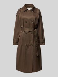 Trenchcoat met strikceintuur, model 'Mira' van My Essential Wardrobe - 6