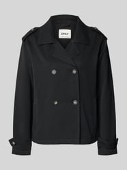 Kurtka trencz z klapami, krój regular fit, model 'HANNAH' od ONLY - 29