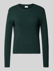 Gebreide pullover met ronde hals, model 'COMFY' van Vila Groen - 17