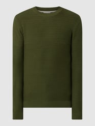 Pullover aus Bio-Baumwolle Modell 'Conrad' von SELECTED HOMME Grün - 48