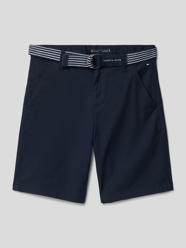 Bermudy z paskiem z tkaniny od Tommy Hilfiger Teens - 45