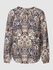 Bluse mit Paisley-Muster von Emily Van den Bergh Blau - 1