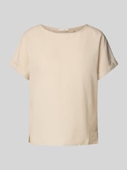 Blusenshirt mit Rundhalsausschnitt von Christian Berg Woman Beige - 19