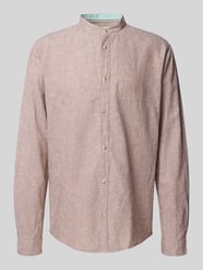 Regular Fit Freizeithemd aus Leinen-Baumwoll-Mix von Tom Tailor Beige - 12