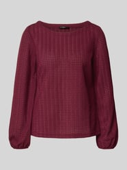 Longsleeve mit Strukturmuster und Rundhalsausschnitt von Zero - 13