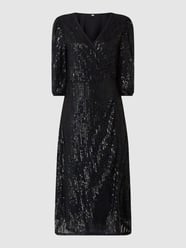 Wickelkleid mit Pailletten  von Becksöndergaard Schwarz - 20