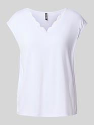 Loose Fit T-Shirt mit Spitzenbesatz Modell 'KAMALA' von Pieces - 22