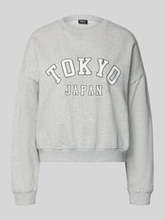 Oversized Sweatshirt aus Baumwoll-Mix Modell 'SWEAT LIFE' von ONLY - 20