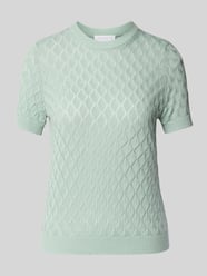 Sweter z dzianiny z krótkim rękawem od Jake*s Collection - 17