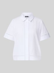 Bluzka o kroju regular fit z haftem angielskim model 'Blanc' od JOOP! - 3