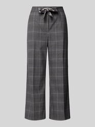 Regular Fit Culotte mit Bindegürtel von s.Oliver BLACK LABEL Grau - 4