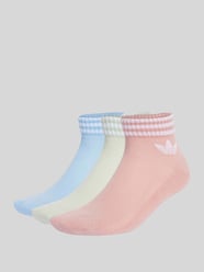 Socken aus Baumwoll-Mix im 3er-Pack von adidas Originals Pink - 26