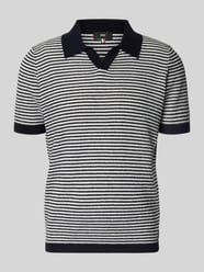 Regular Fit Poloshirt mit V-Ausschnitt Modell 'RIANO' von CINQUE - 21