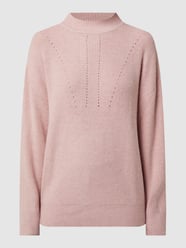 Pullover mit Lochmuster Modell 'Villa' von Mango Pink - 45