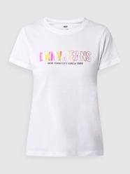 T-shirt met logoprint  van DKNY Jeans Wit - 36