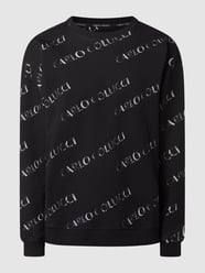 Sweatshirt mit Logo-Muster  von CARLO COLUCCI Schwarz - 24