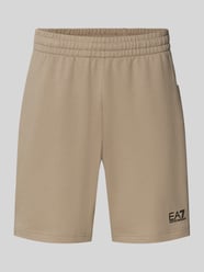 Szorty z elastycznym pasem i logo od EA7 Emporio Armani - 2