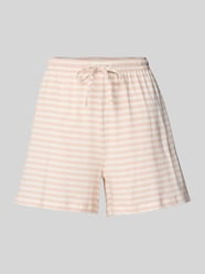 Korte pyjamabroek met elastische band van Jake*s Casual Fuchsia - 9
