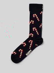 Regular fit sokken met logostitching, model 'Candy Cane' van Happy Socks - 20