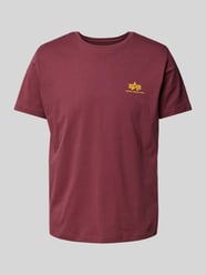 T-Shirt mit Label-Print von Alpha Industries Bordeaux - 41