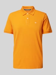 Poloshirt mit Label-Detail von Tom Tailor Orange - 34