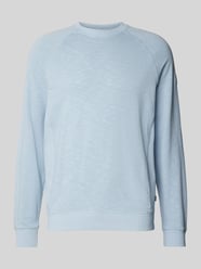 Sweatshirt mit Label-Detail von camel active Blau - 30