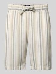 Shorts mit elastischem Bund und Eingrifftaschen von MCNEAL Beige - 36