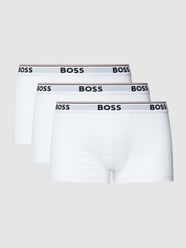 Trunks mit elastischem Logo-Bund im 3er-Pack von BOSS Weiß - 22