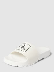 Slides mit Logo-Print Modell 'TRUCK' von Calvin Klein Underwear Weiß - 45