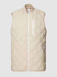 Steppweste mit Reißverschlusstasche von Fuchs Schmitt Beige - 48