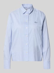 relaxed fit overhemdblouse van katoenmix van Emily Van den Bergh - 31