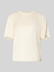 T-shirt van viscosemix met ronde halsuitsnijding van COMMA - 32