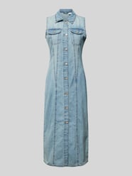 Maxi Jeanskleid mit Brusttaschen von Vero Moda Blau - 19