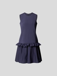 Kleid mit Volants von Victoria Victoria Beckham Blau / Türkis - 15