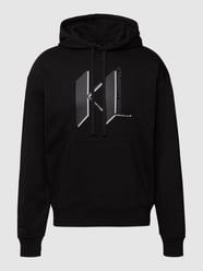 Hoodie mit Label-Prints von Karl Lagerfeld Schwarz - 37