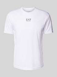 T-Shirt mit Label-Print von EA7 Emporio Armani Weiß - 23