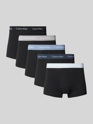 Trunks mit Label-Bund im 5er-Pack von Calvin Klein Underwear Schwarz - 39