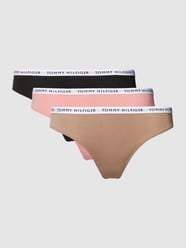 String mit elastischem Logo-Bund im 3er-Pack von TOMMY HILFIGER Rosa - 39