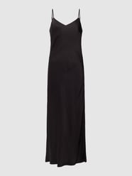 Midi jurk met verstelbare spaghettibandjes, model 'REGI' van Selected Femme Zwart - 27