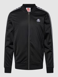 Sweatjacke mit Label-Stitching Modell 'College' von Kappa Schwarz - 17
